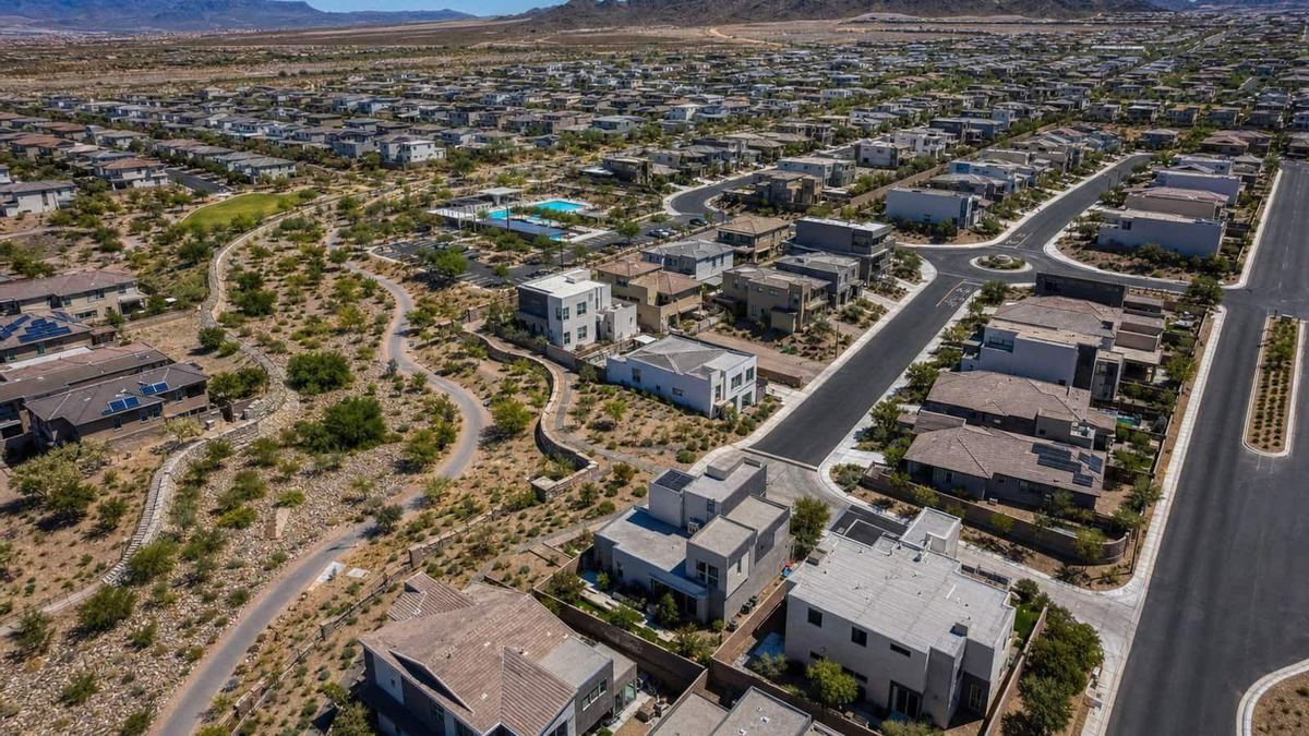 Aerial view of the Inspirada community